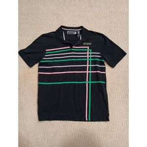 Enyce Shirt Mens 3XL Black Short Sleeve Polo
